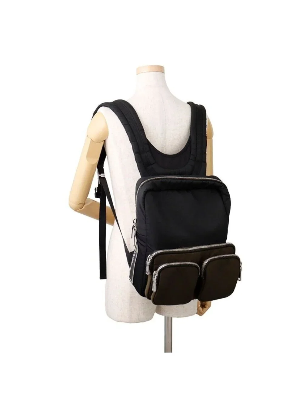 Prada Backpack Pocket Nylon Black